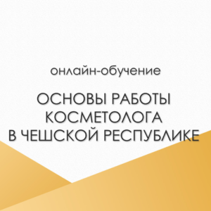 Основы работы косметолога в Чешской Республике