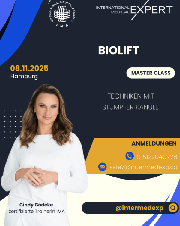 Biolift Techniken mit stumpfer Kanüle Hamburg 08.11.25